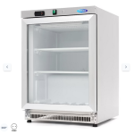  Καταψύκτης - 200L - ανοξείδωτος χάλυβας - με γυάλινη πόρτα